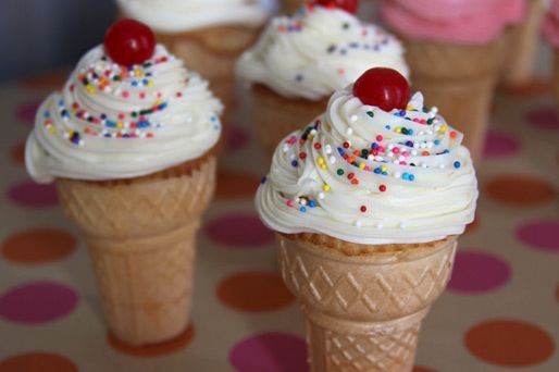 Ice Cream Cone Cupcakes Recipe