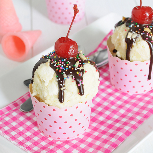 Ice Cream Sundae Cupcakes