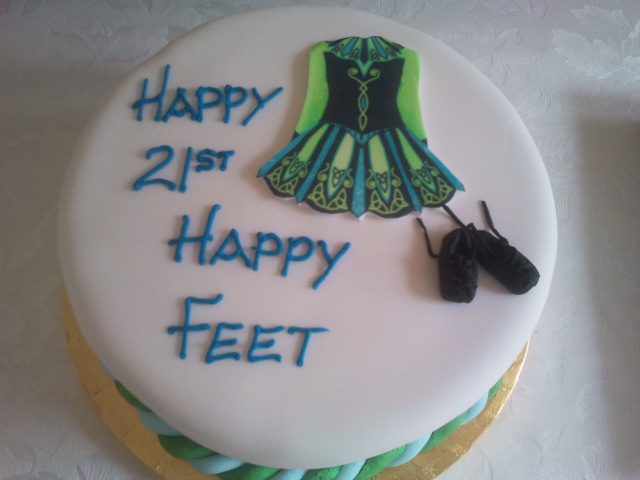 Irish Dance Birthday Cake