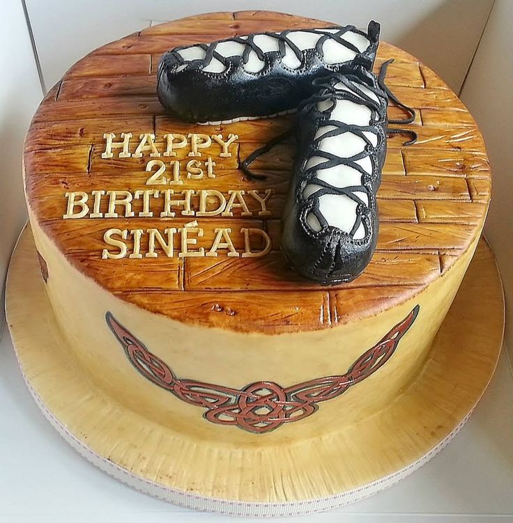 Irish Dancing Birthday Cake