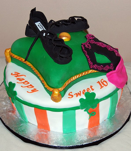 Irish Dancing Birthday Cake