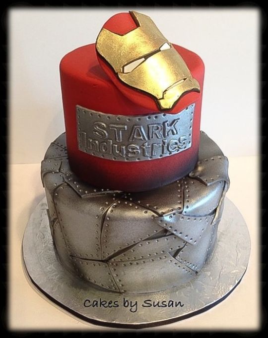 Iron Man Birthday Cake