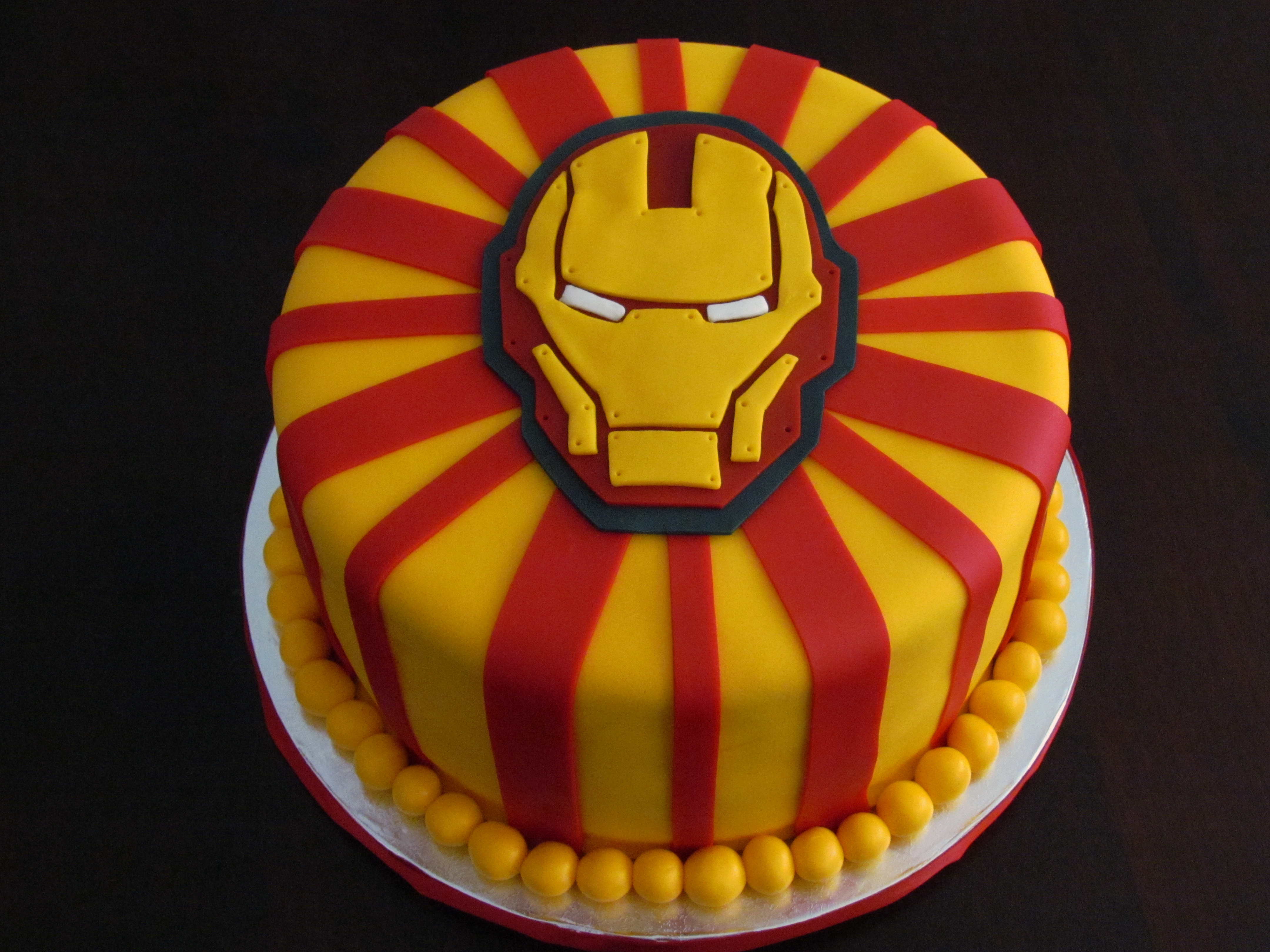 Iron Man Birthday Cake