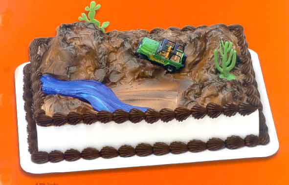 Jeep Birthday Cake