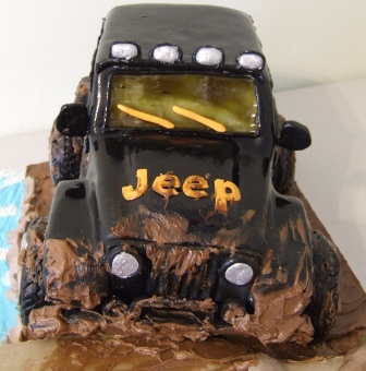 Jeep Birthday Cake