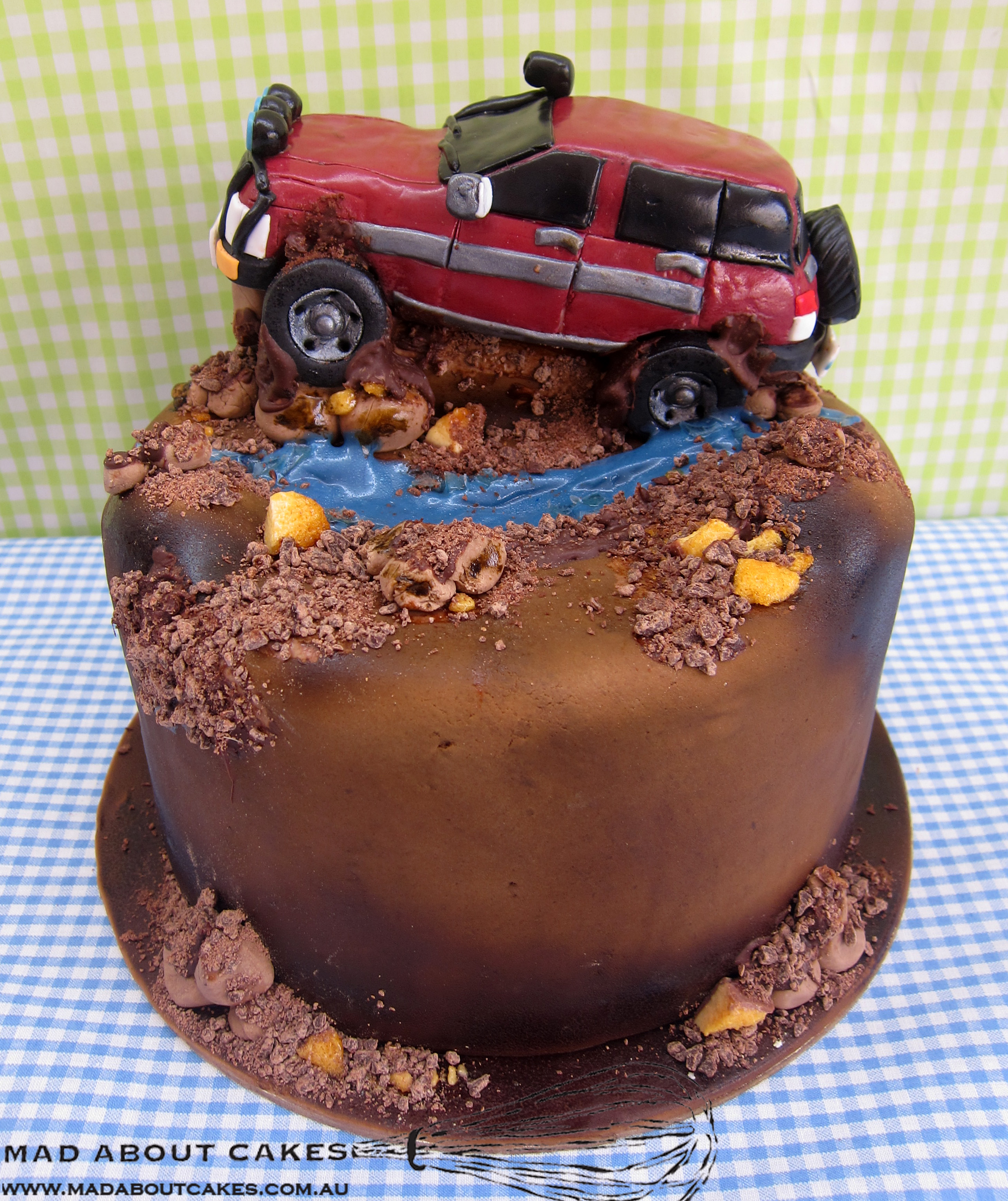 Jeep Birthday Cake