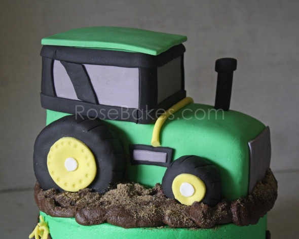 John Deere Tractor Cake Tutorial