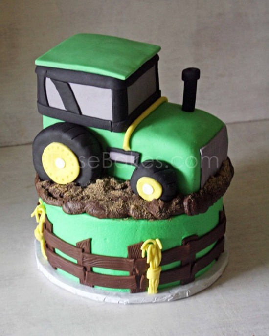 John Deere Tractor Cake