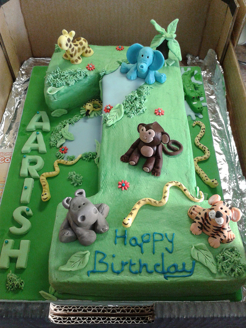 Jungle Birthday Cake