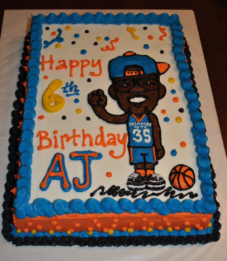 Kevin Durant Birthday Cake