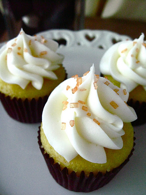 Lemon Cupcakes with Cream Cheese Frosting