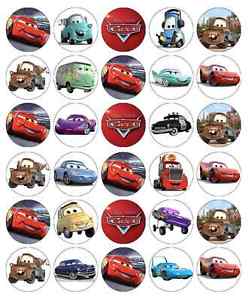 Lightning McQueen Car Cake Topper Edible