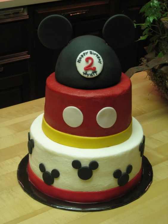 Mickey Mouse Birthday Cake