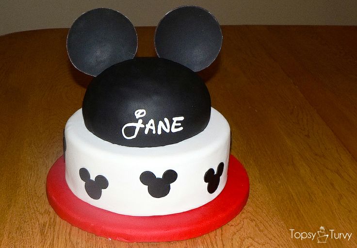 Mickey Mouse Hat Cake