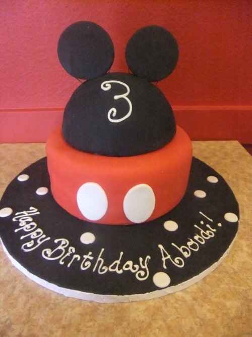 Mickey Mouse Hat Cake