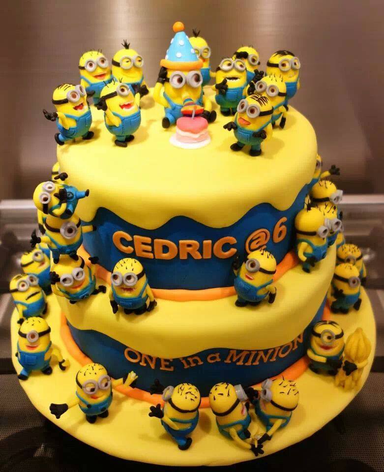 Minion Birthday Cake