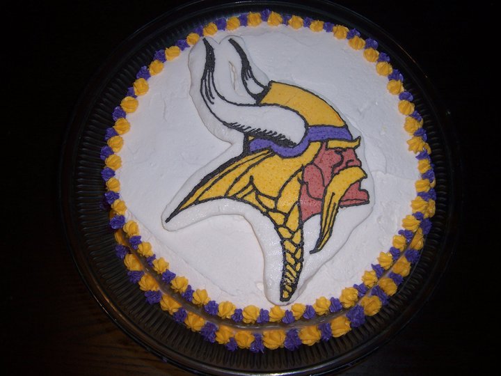 Minnesota Vikings Birthday Cake