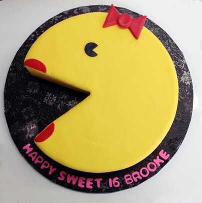 Miss Pacman Birthday Cake