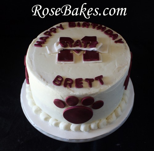 Mississippi State University Birthday Cake