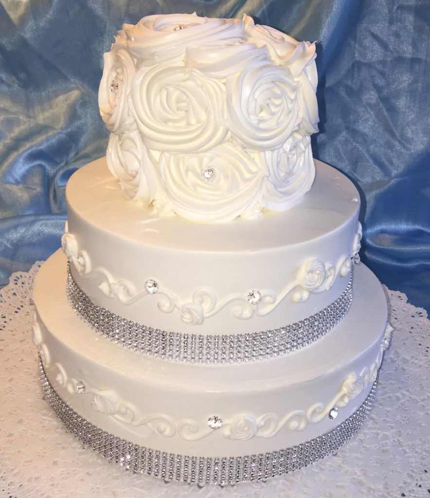 Modern Buttercream Wedding Cake