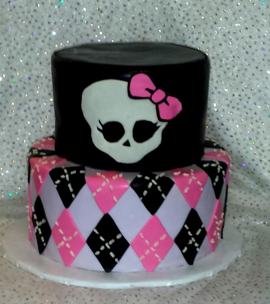 Monster High Topsy Turvy Cake