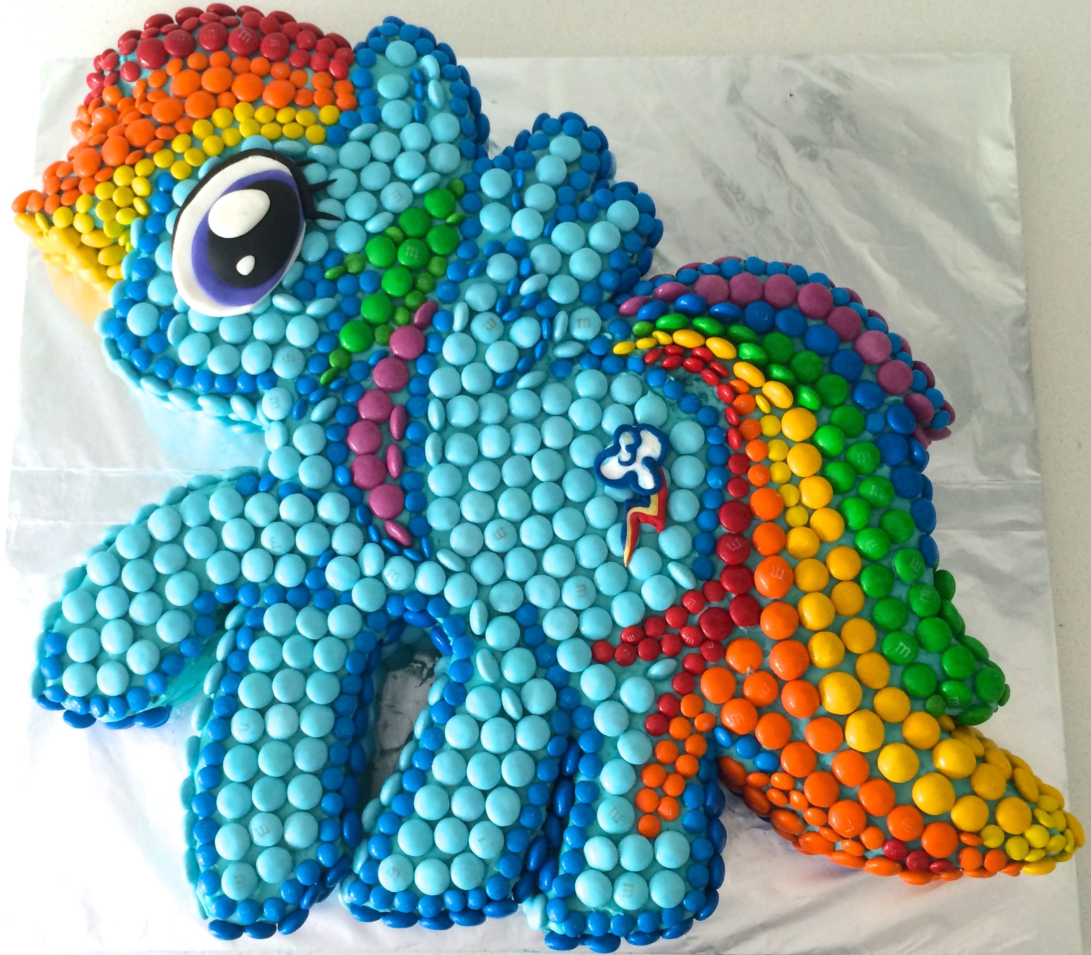 My Little Pony Rainbow Dash Cake