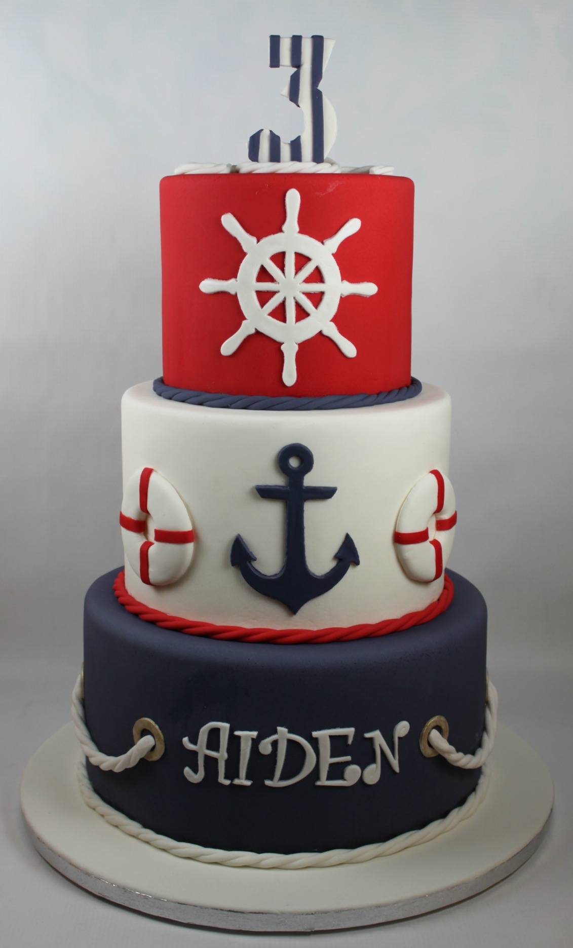 Nautical Birthday Cake