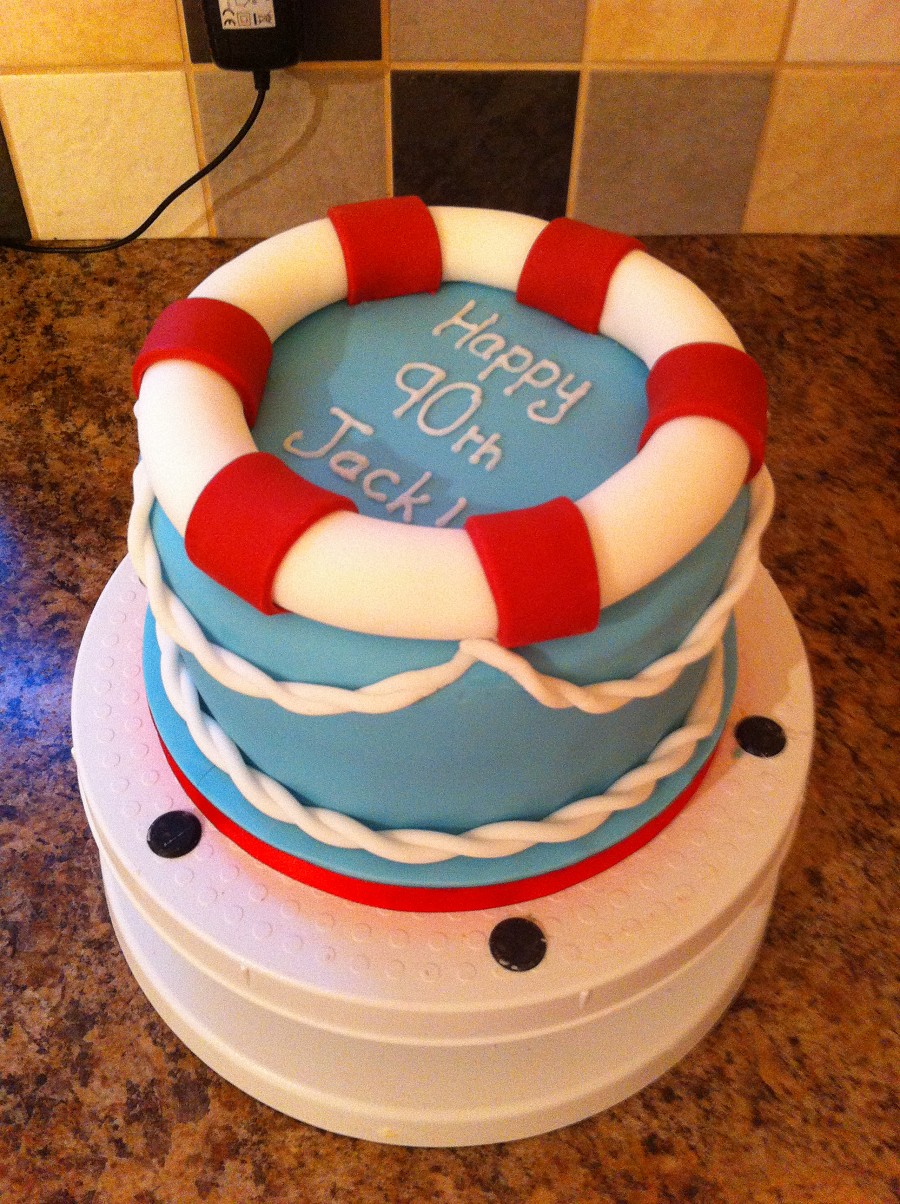 Nautical Birthday Cake