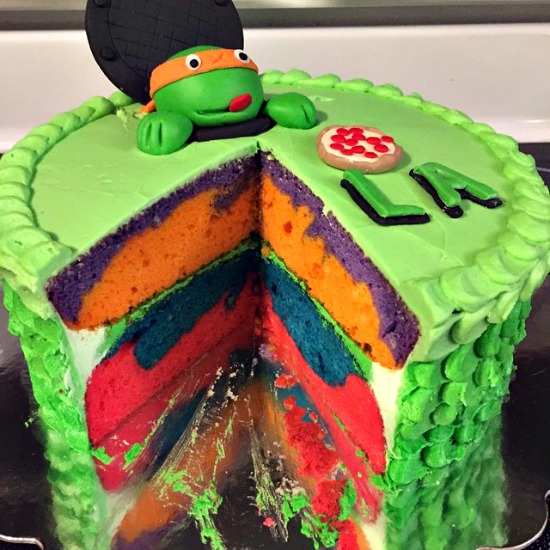 Ninja Turtle Birthday Cake