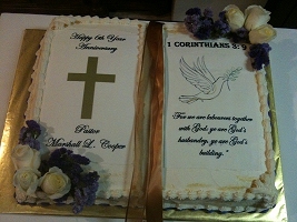 Pastor Anniversary Cake Ideas