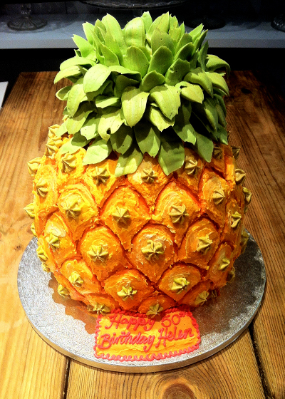 Pineapple Decorated Cake