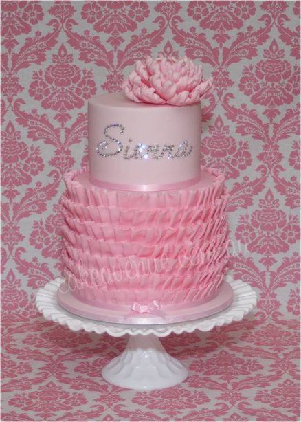 Pink Bling Birthday Cake