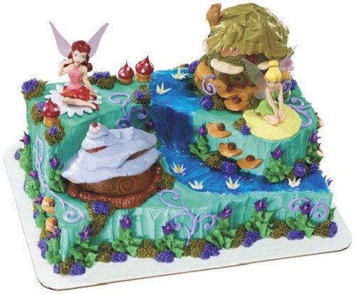 8 Photos of Pixie Hollow Birthday Cakes