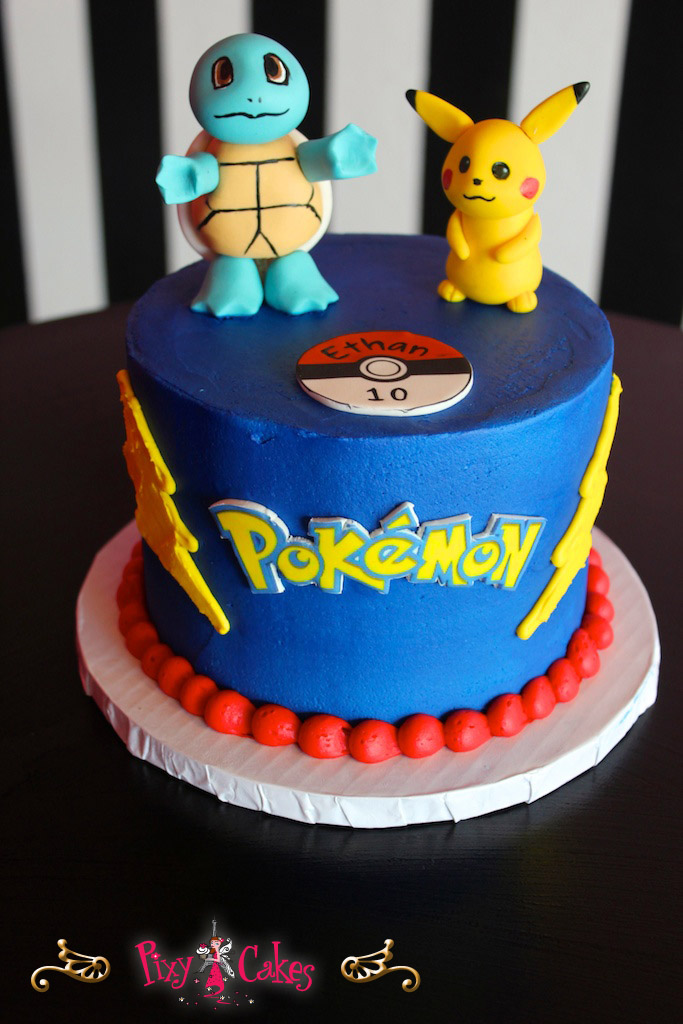 Pokemon Birthday Cake Fondant