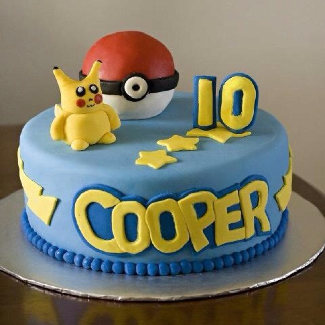 Pokemon Birthday Cake