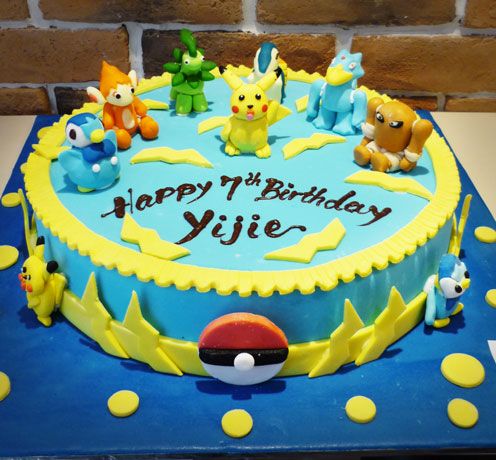 Pokemon Birthday Cake