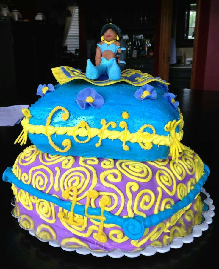 Princess Jasmine Birthday Cake