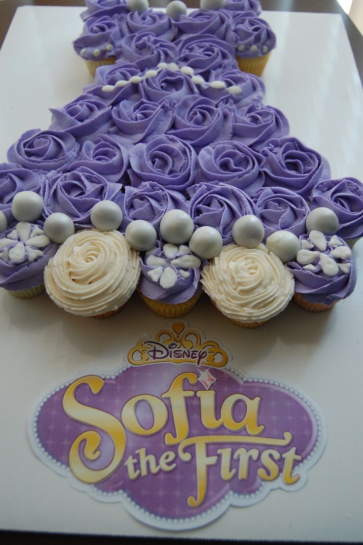 Princess Sofia Cupcake Cake