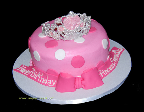 Princess Tiara Birthday Cake