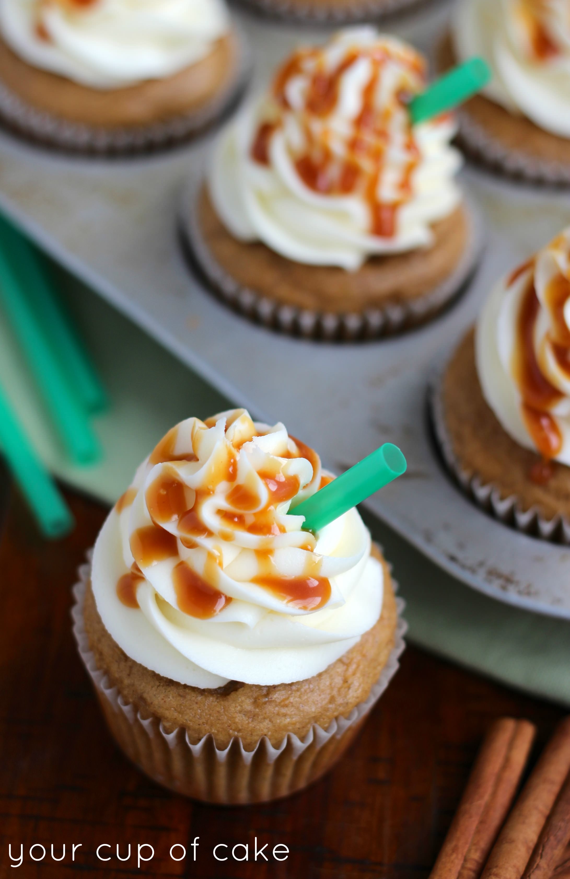 Pumpkin Spice Cupcakes with Cake Mix