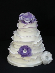 Purple Wedding Cake