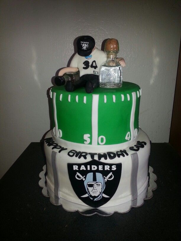 Raiders Birthday Cake