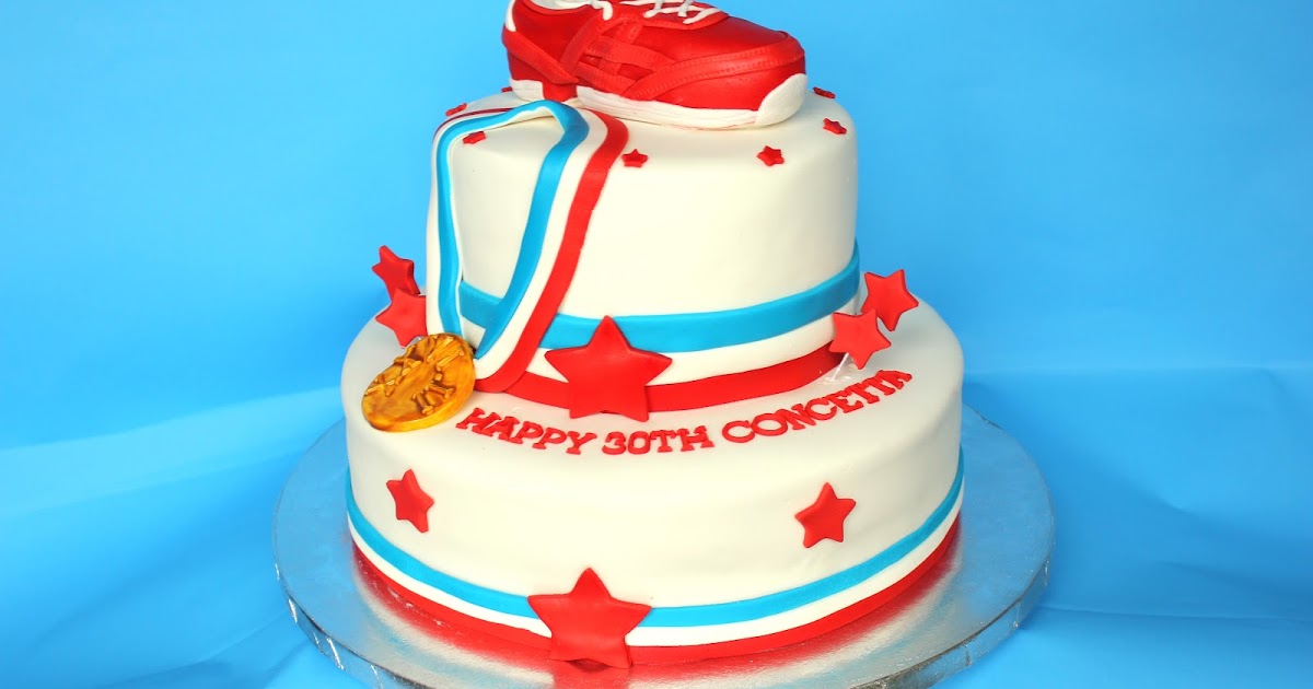 Red White Blue Birthday Cake