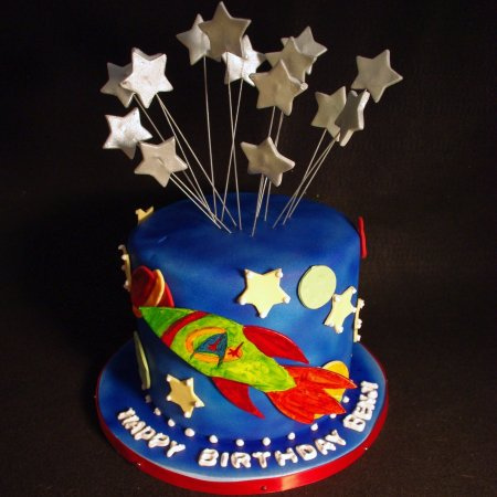 Rocket Ship Cake