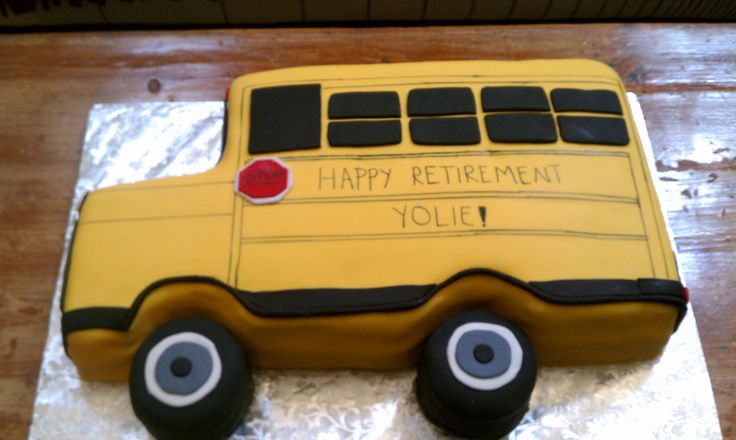 School Bus Cake