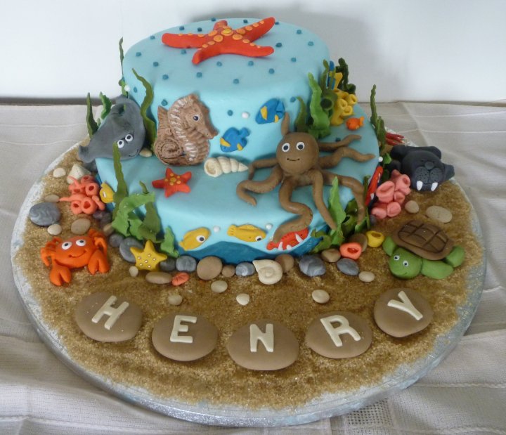 7 Photos of Sea Creatures For Boys Birthday Cakes