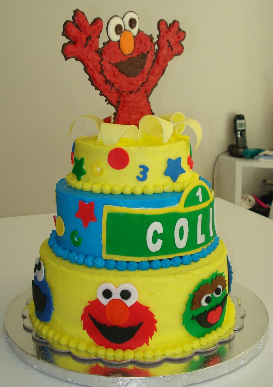 Sesame Street Birthday Cake