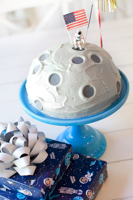 Space-Themed Party Cake