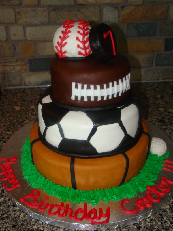 7 Photos of Sport Bday Cakes