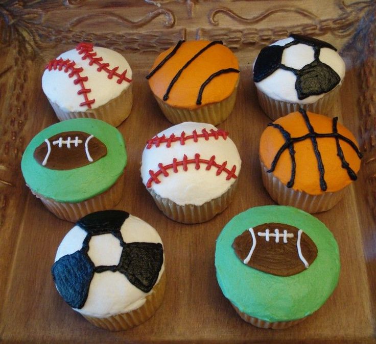 Sports Cupcakes